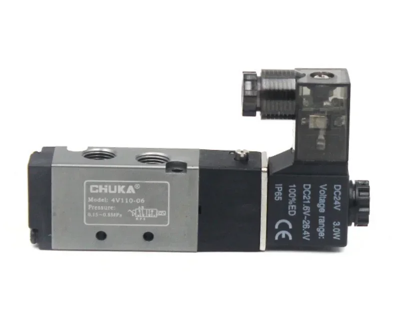 Pneumatic Control Solenoid Valves 2-Way 5-Way Manual Operation Spring Return Non-Spring Return for Automated Equipment
