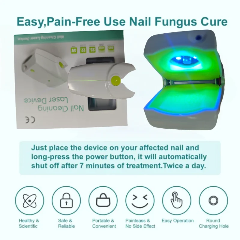

Medical Grade Nail Fungus Laser Onychomycosis Treatment Device with Infrared Light Therapy