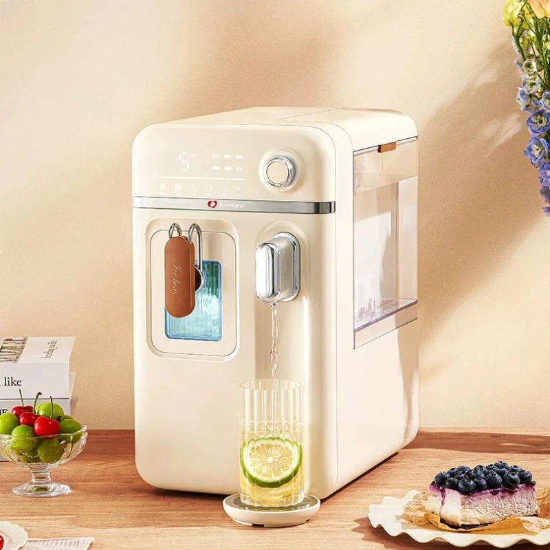 Integrated household small ice cube automatic desktop desktop instant hot water direct drinking