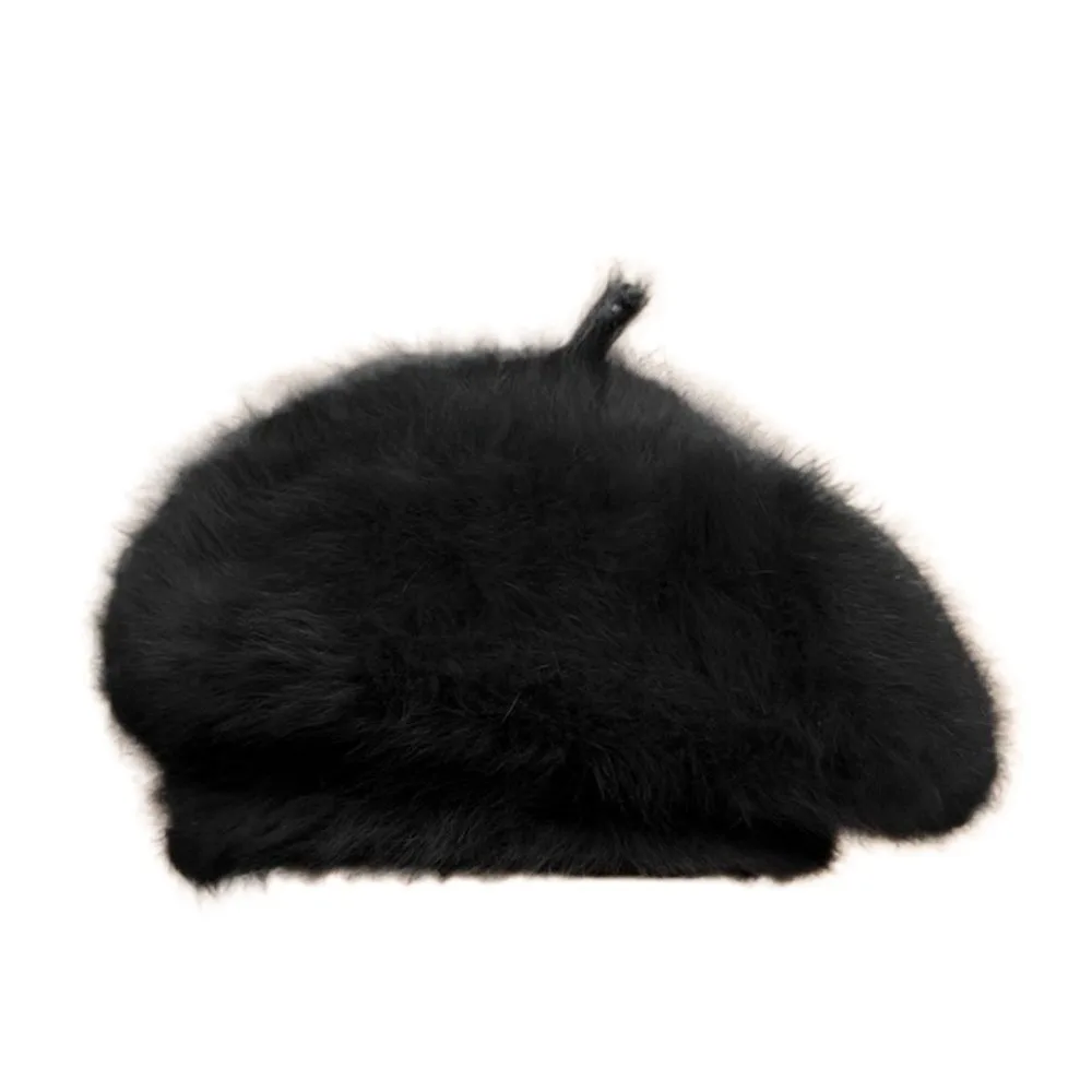 

Fashion Cloud Women Berets Keep Warm Plush British Beanie Hat Elastic Korean Style Artist Hat Ladies