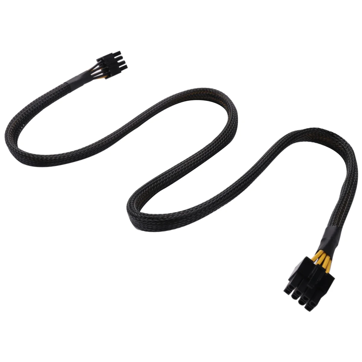 CPU 8 Pin Male To CPU 8(4+4) Pin Male,EPS-12V Motherboard Power Adapter Cable for EVGA Modular Power Supply 32 Inches