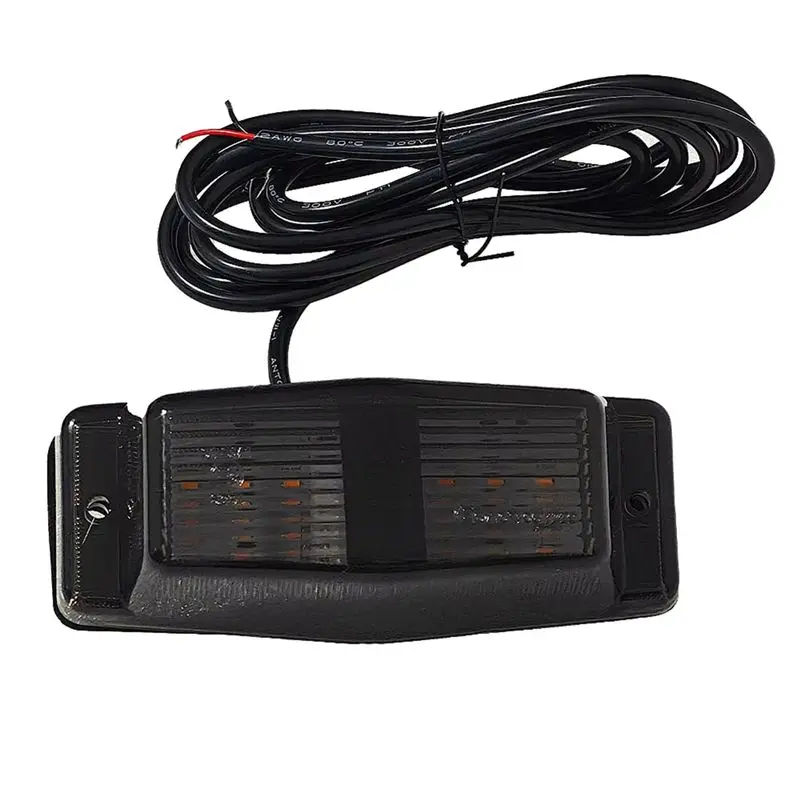 

A20K-Smoked Amber Front Grill Light LED Marker Lamp For Scania Volvo Man Benz Truck Lorry Front Double Burner Indicator Light