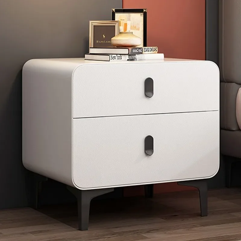 

Vintage Korea White Night Table Bedroom Modern Luxury Cute Bedside Table Furniture Nordic Comodino Modern Bedroom Furniture