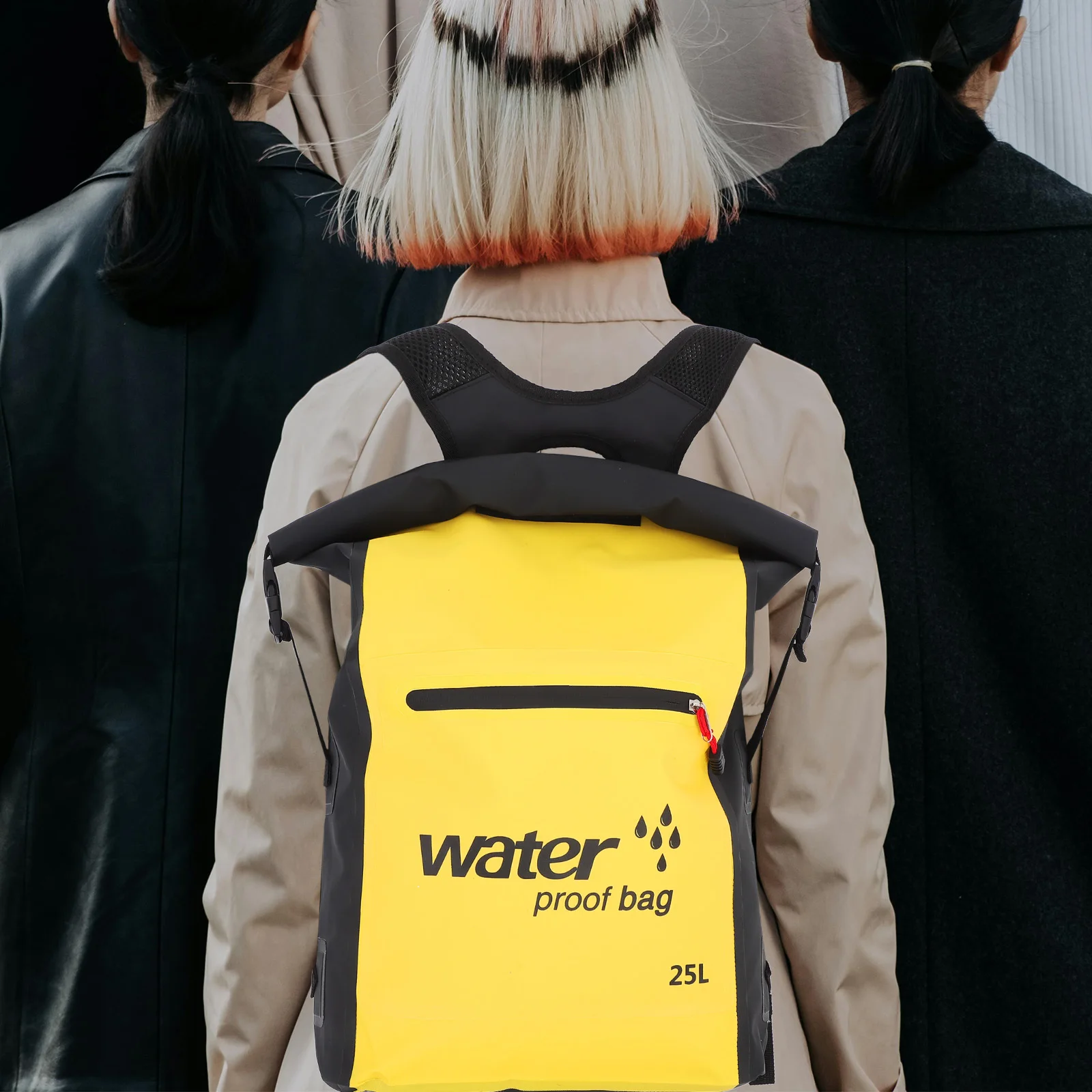 25L حقيبة شاطئية مقاومة للماء حقيبة جافة عائمة احترافية للمغامرات الخارجية الانجراف التخييم المشي لمسافات طويلة منظم معدات السباحة #1