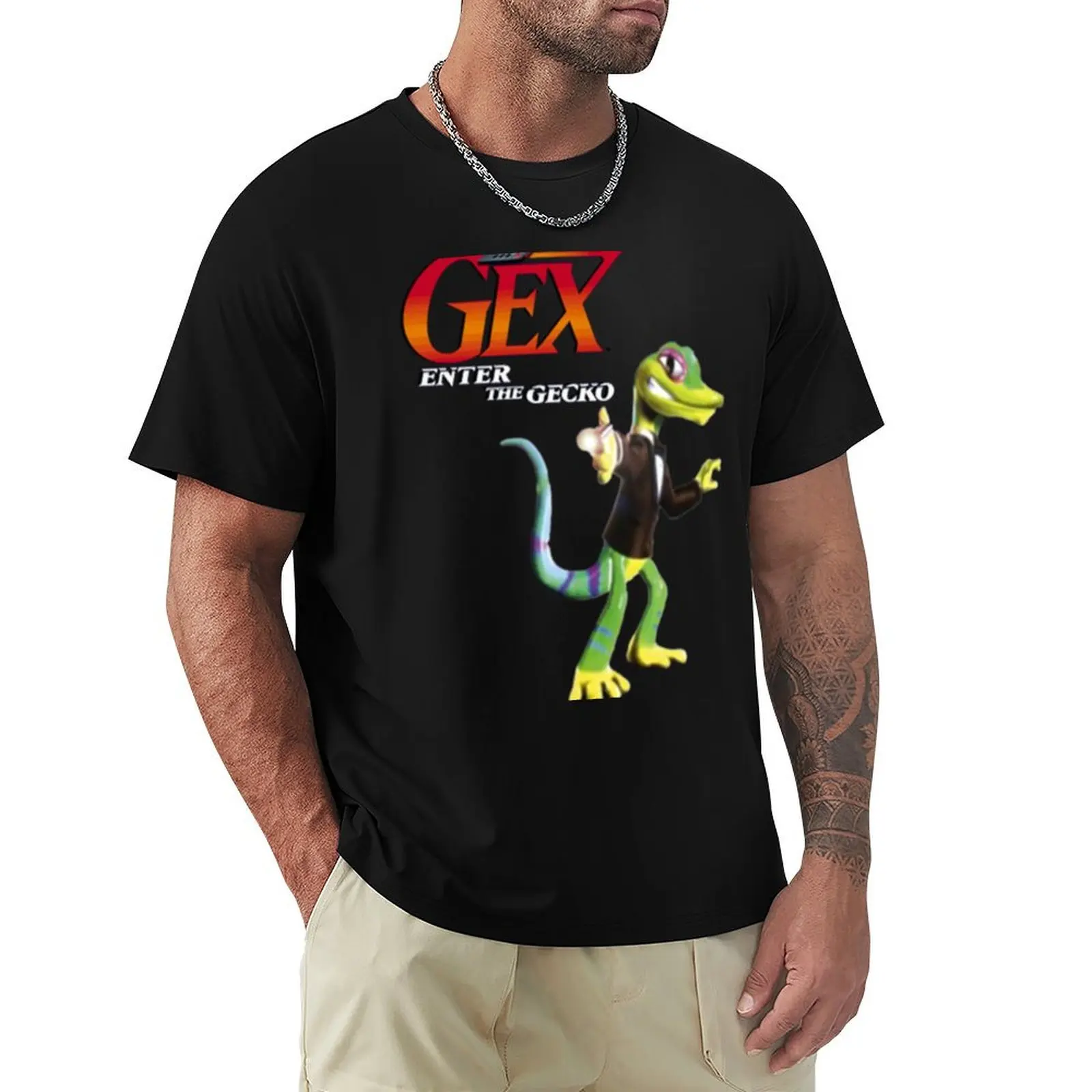 Gex: Camiseta Enter The Gecko resistente ao suor para treino