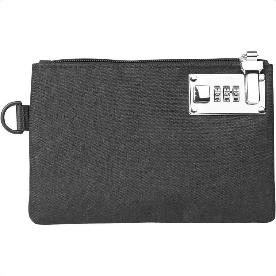 

Lockable Money Bag 5x8 Inches Durable Nylon Locking Bank Bag Coin Purse for Cash Jewelry Passports Medicine Credit Cards and Va