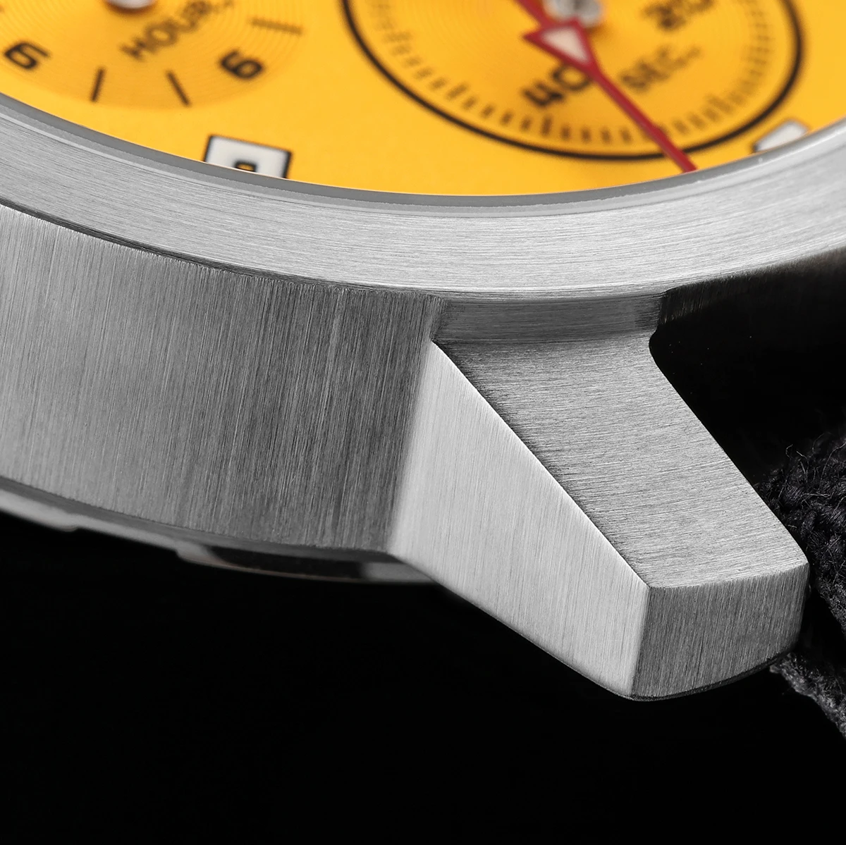 BERNY Chronograph-Uhren für Herren, grün leuchtendes kleines Zifferblatt, multifunktional, leichte Herrenuhr, Saphirglas, 5ATM wasserdicht – Detail 8