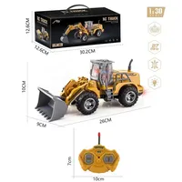 Children Remote Controlled Four Way Excavator Engineering Bulldozer Road Roller Rc Car Electric Vehicle Toys Kids Birthday Gifts