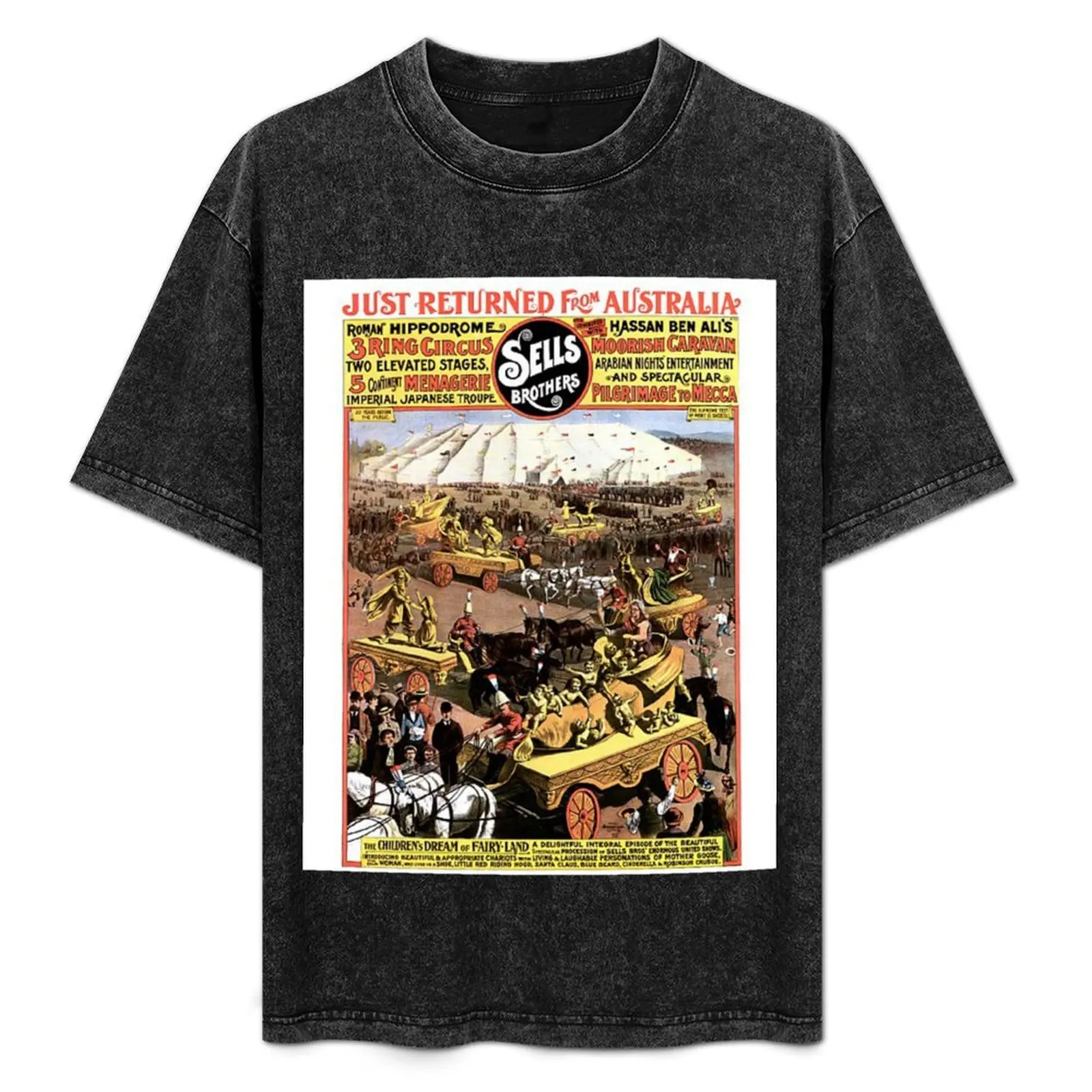 

Old Circus Poster T-Shirt t shirt for man t shirt personalised t shirt man plain shirts for man graphic funny T-Shirt