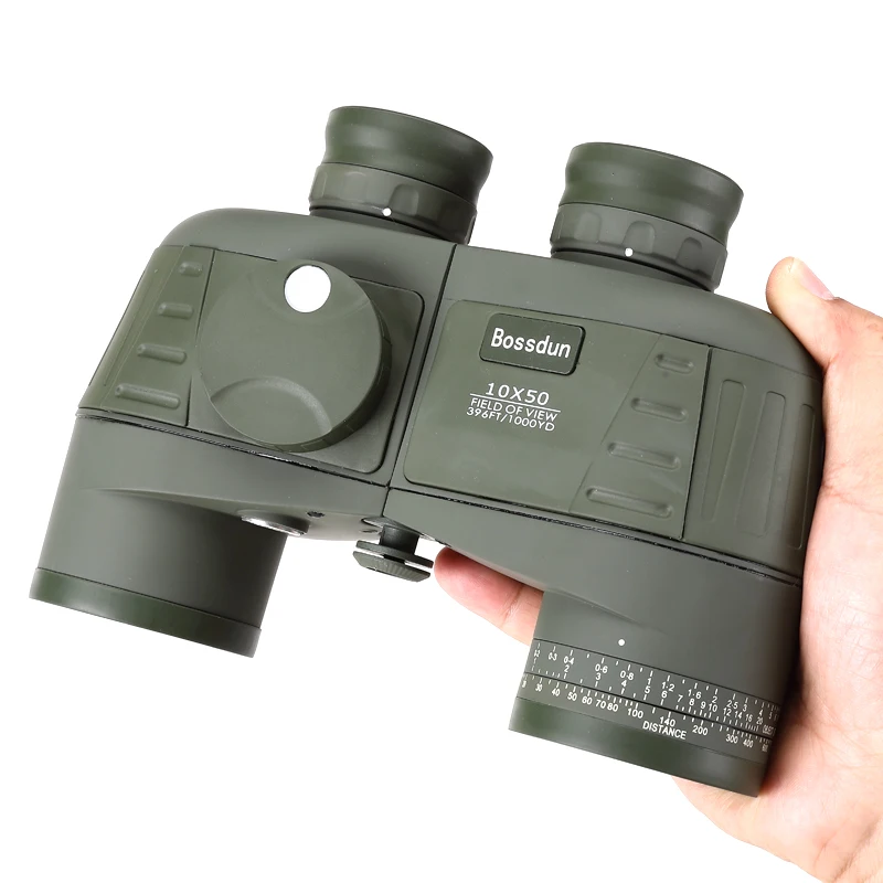 

10x50 Compass German Binoculars Laser Rangefinder 5000m Long Range Distance Binoculars Measuring with Rangefinder