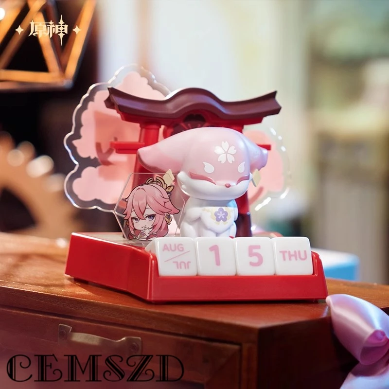 게임 Genshin Impact 공식 정품 제품 Teyvat Park 세트 사운드 생성 장식 할로윈 크리스마스 선물 2차원