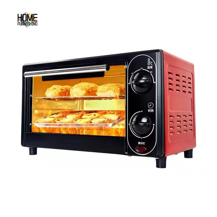 2024 Hot Sale Home, Multi-function Electric Mini Double Layer Baking Cake Steam Toaster & Pizza Microwave Convection Oven/