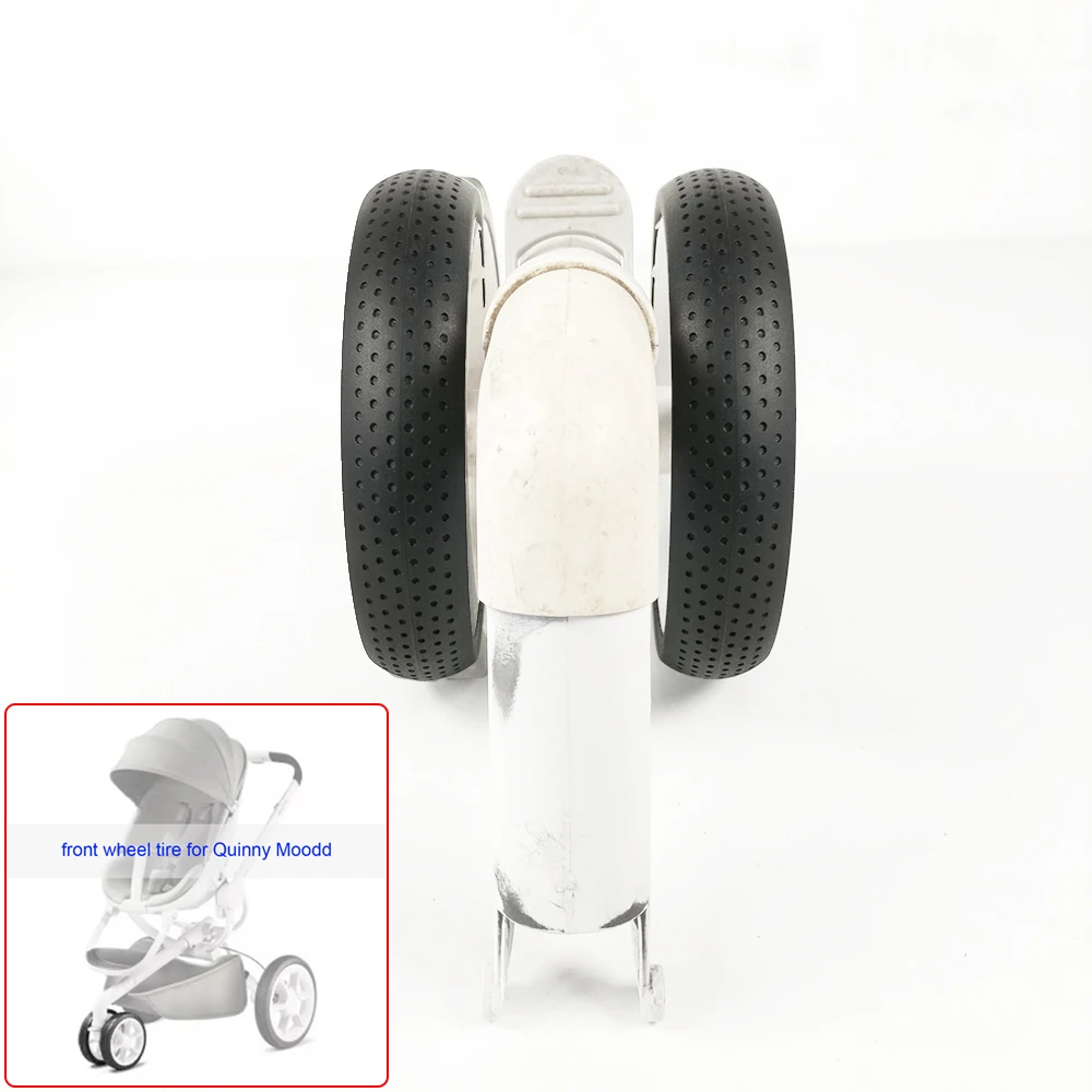 Custom Buggy Tire For Quinny Moodd Front Wheel All Terrian Trye Cove PU Tubeless Baby Buggy Stroller Accessories