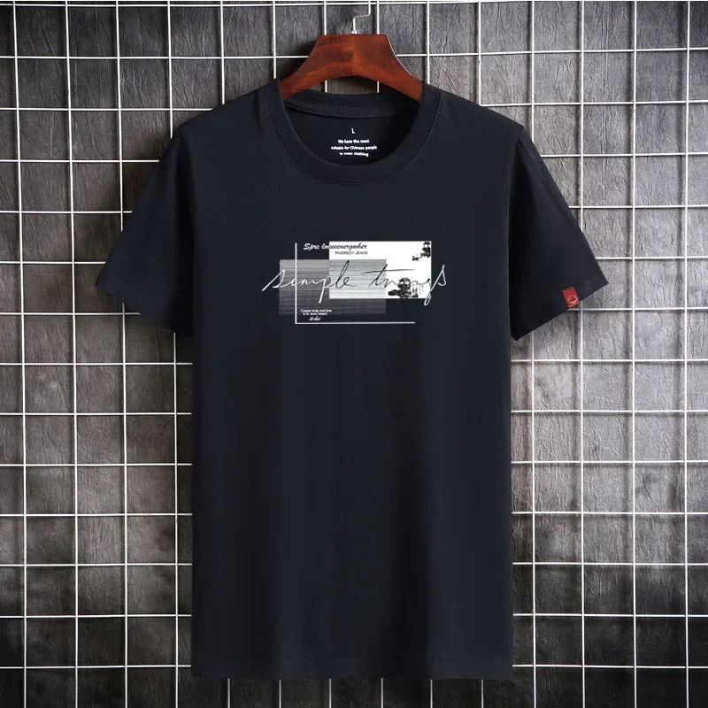 2024 Newest T Shirt for Men Clothing Fitness White O Neck Man T-shirt for Male Oversized Print S-6XL Men T-shirts Anime Shirt