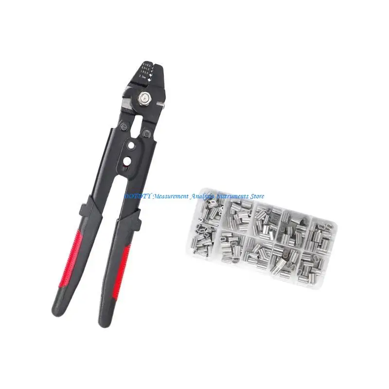 

367D Wire Rope Crimping Tool Fishing Crimping Tool Carbon Steel Fishing Plier