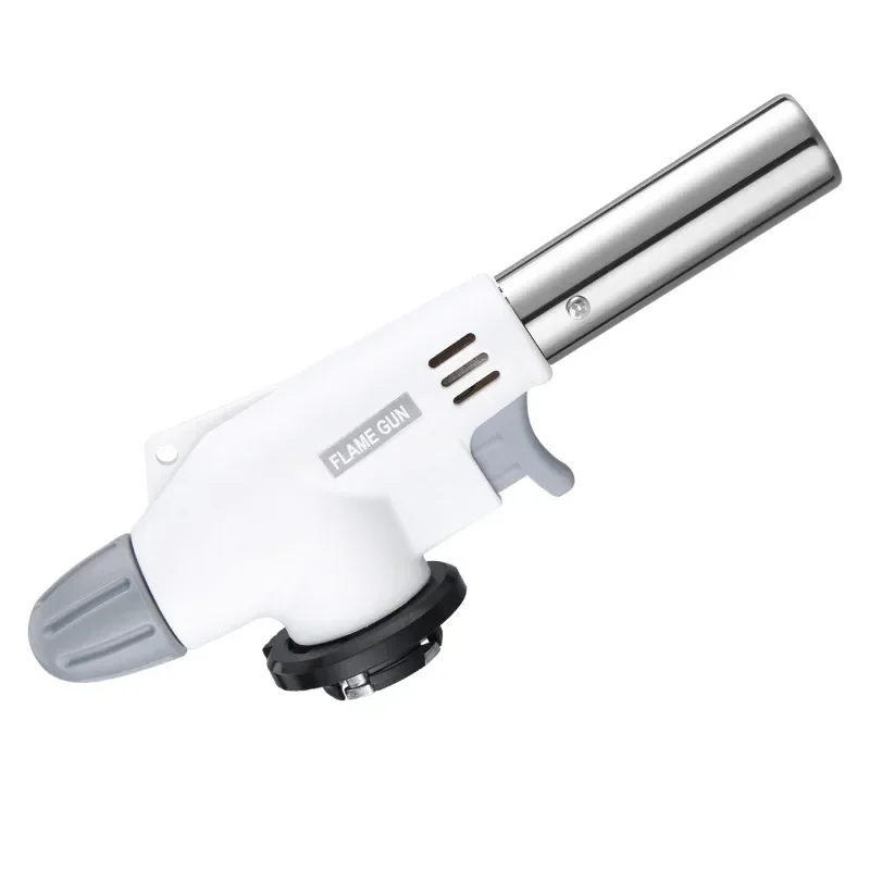 التخييم الخبز الشواء الغاز الشعلة لحام صانع النار أخف البيوتان الموقد لهب معدني لهب بندقية لحام الشعلة أخف التدفئة #5