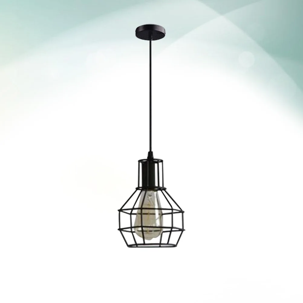 

Metal Chandelier Lighting Iron Pendant Ceiling Lamp Modern Vintage Design for Restaurant Hotel Bar Living Room Decoration - Type