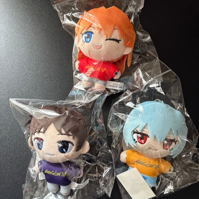genuine-japan-evangelion-30th-commemoration-cute-plush-toys-ayanami-rei-asuka-shinji-stuffed-pendant-doll-classic-anime-eva