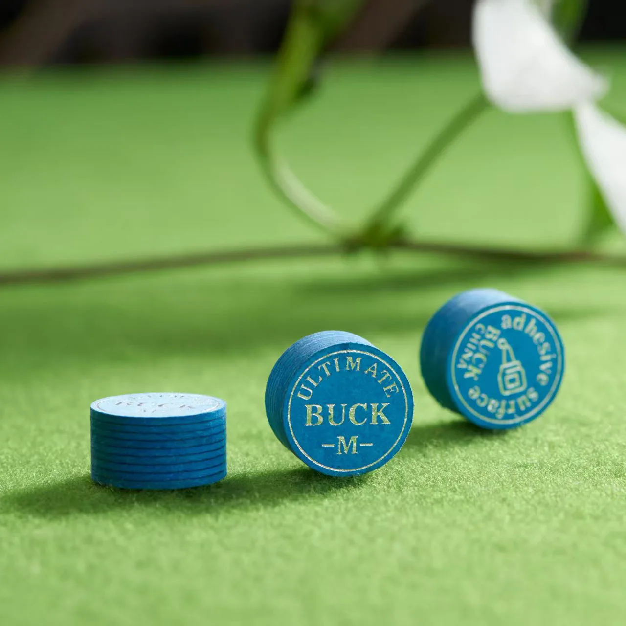 

High Quality BUCK 9 Layers Billiard Pool Cue Tip Blue 14mm S/M Hardness for Sale