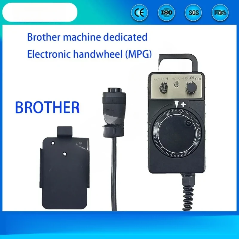 

New Machine Tool Controller Electronic Handwheel With Plug And Play Free Washing Brother MPG