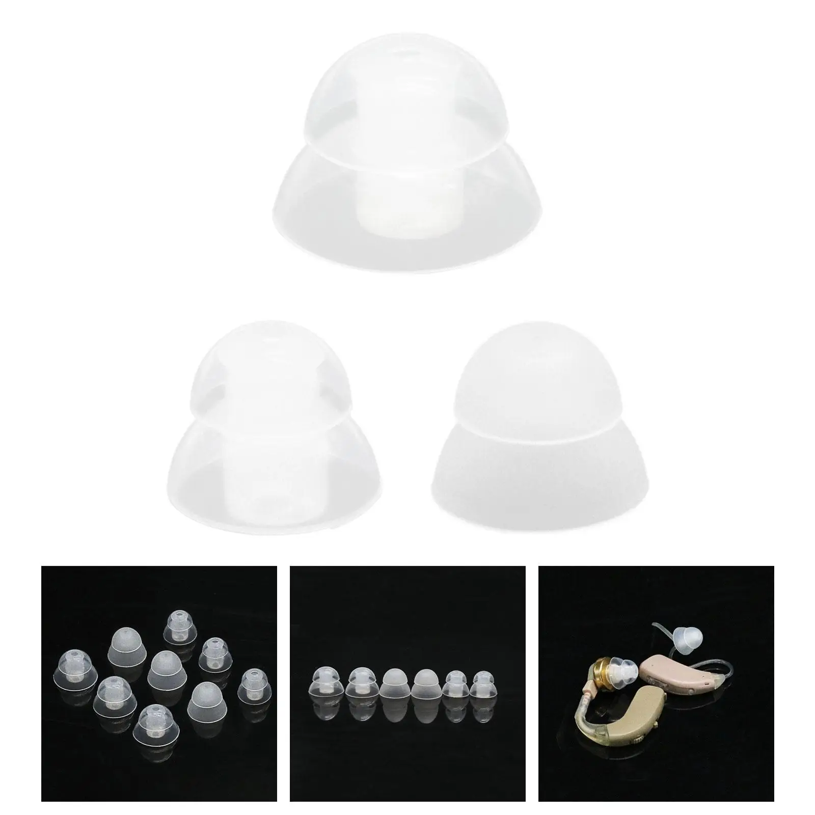 6x capas de fones de ouvido no ouvido fone de ouvido de áudio portátil pontas de fones de ouvido tampa