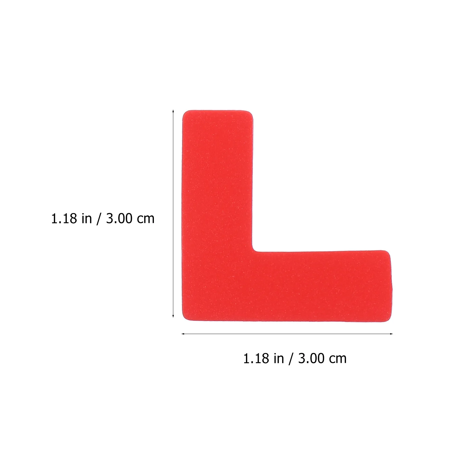 100pcs Warning Line Marking Stickers Permanent Adhesive Positioning Floor Decals For Indoor Outdoor Traffic Safety Sign Sticker