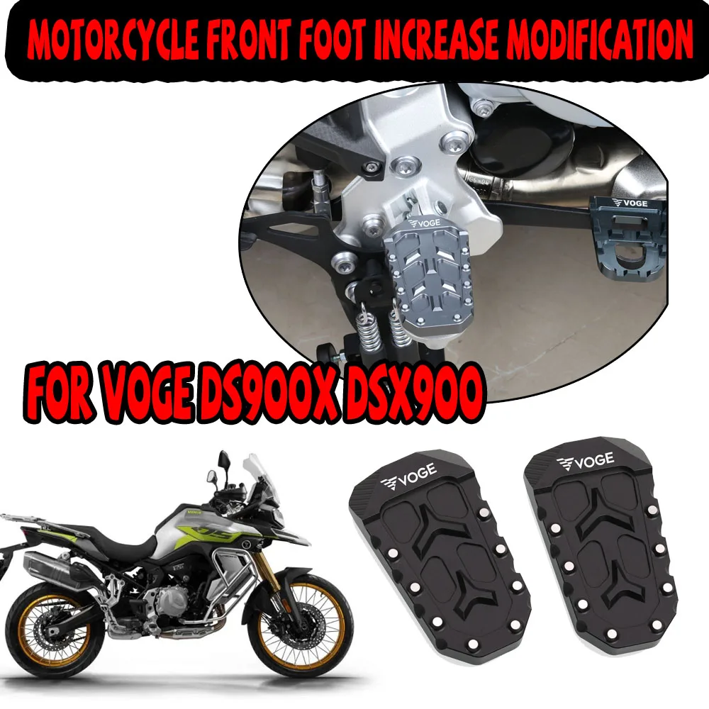 

For VOGE 900DSX DS900X DS900X Motorcycle Modified Aluminum Alloy Front Pedal Amplifier Seat Passenger Pedal Amplifier Plate Brak