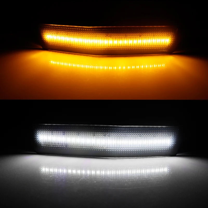 2 stücke Für 2007-2010 Lincoln MKX Vorne und Hinten Seite Marker Licht Umriss Lichter/Parkplatz lichter Bernstein Blinker Lichter 12 V