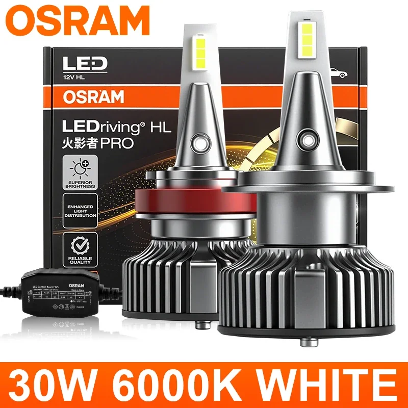 

OSRAM HYZ Pro 360 Led H7 H1 H4 H11 H8 9005/HB3 9006/HB4 9012 HIR2 Headlight Bulbs Auto Fog Lights 6000K Car Lamps ULTRA Thin 12V
