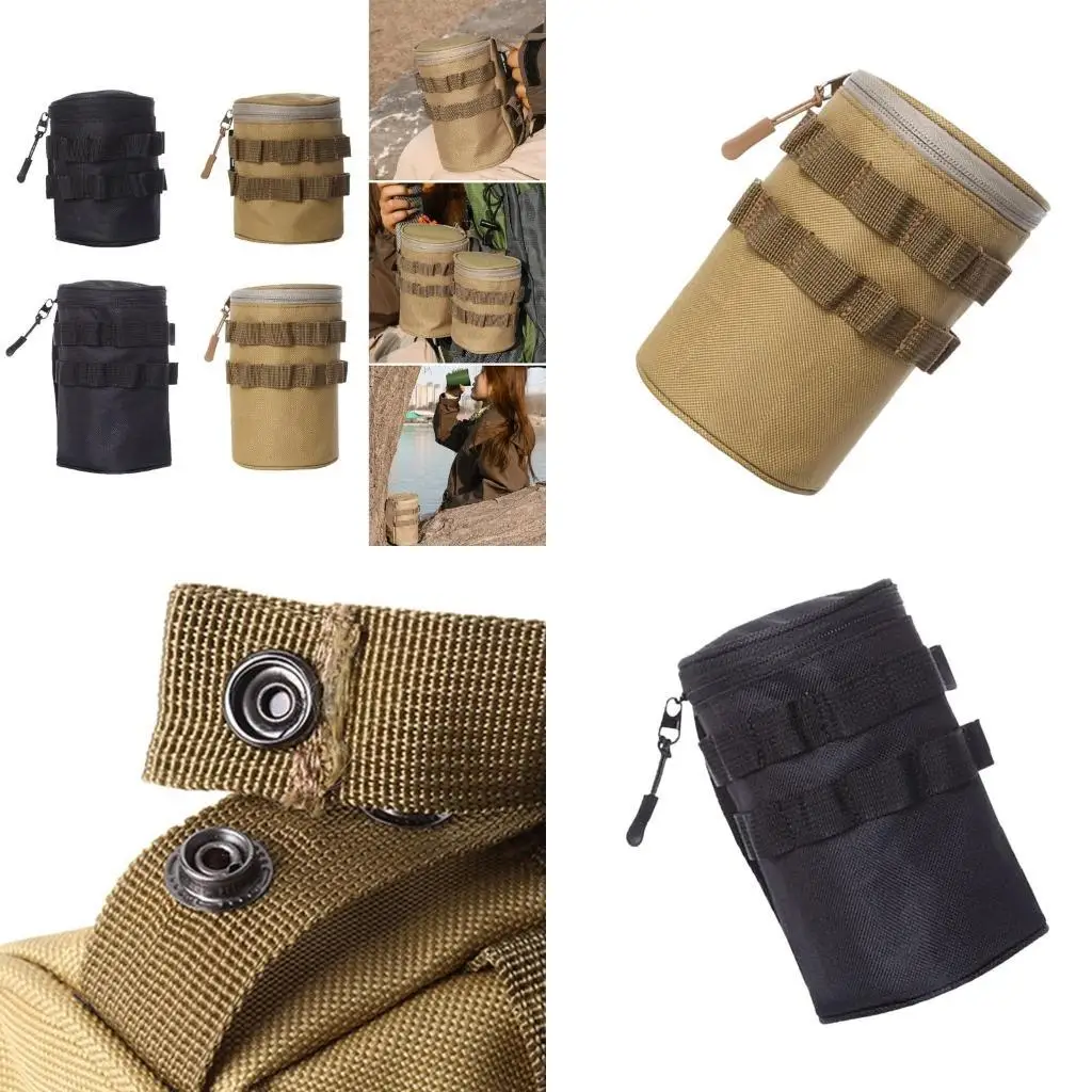 

R6FE Camping Water Cup Storage Bag Cart Cup Holder Bag Outdoor Tool Organizers