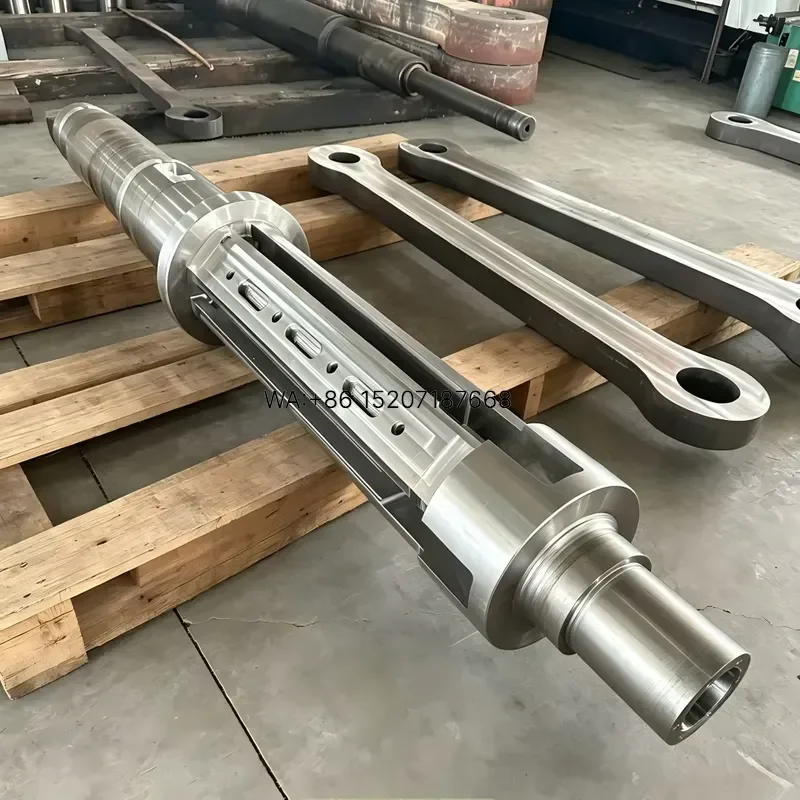 Wmwmnu for HaiYuan Custom Heavy Forged Recoiler Mandrel Core Shaft Integral Quenching Tempering Surface Nitriding Steel Mill