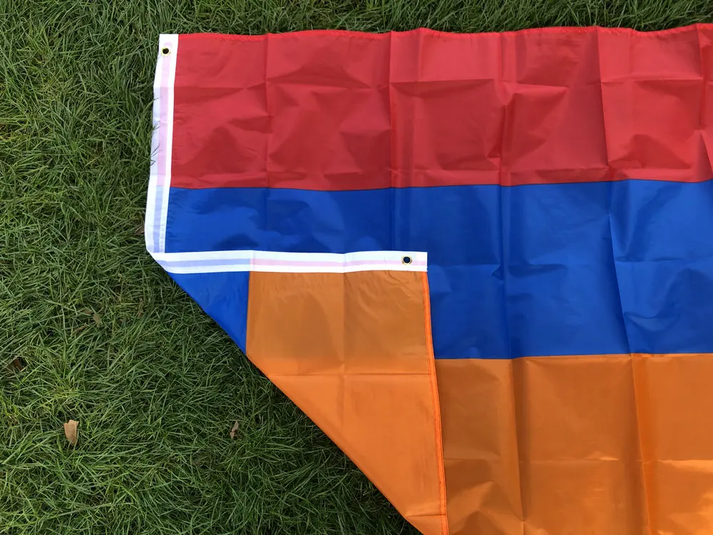 Armenia flag Banner 90*150cm High quality double sided printing polyester Hanging Armenia flag Home Decoration  banner