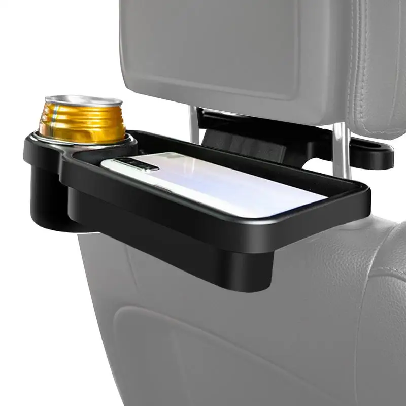 المقعد الخلفي حامل الكأس صينية قابلة للطي مقعد السيارة الخلفي وجبة خفيفة الجدول السيارات التخزين المنظم متعددة الوظائف السفر الأكل خلية مكتب
