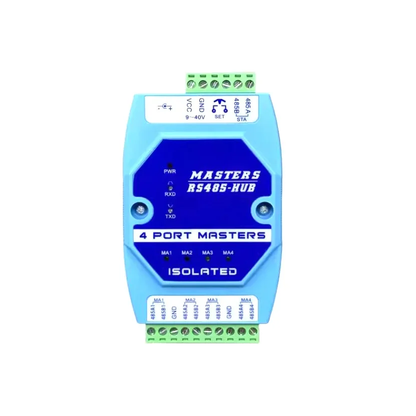 NF Two Master and One /Multiple Slave Cache Type RS485 Hub Photoelectric Isolation Relay, Four Main Industrial Grade