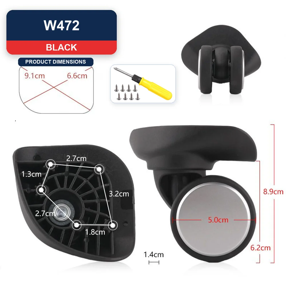 Replacement Luggage Wheel For Samsonite I72 For Samsonite D460 For Samsonite JD-1434 Caster Repair Part