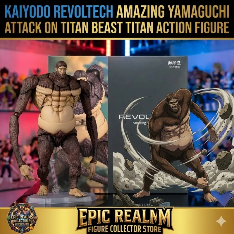 

Brand new in stock Revoltech AMAZING YAMAGUCHI Beast titan KAIYODO Movability Model Toys Kemono no kyojin Attack on Titan