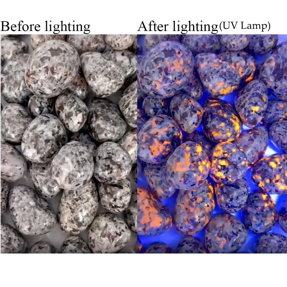 1 قطعة Yooperlite الطبيعية هبط الحجر UV متوهجة الصخور وامض لهب تحت الأشعة فوق البنفسجية للمقتنيات حديقة ديكور المنزل #2