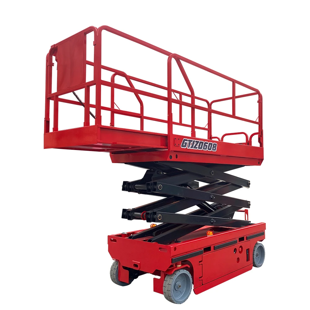 6M Electric Self-Propelled Aerial Work Platform 450 KG Hydraulic Lift Automatic Walking Scissors Electric Scissor Lift machine