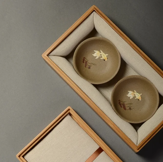 Handmade Natural Bamboo Jewelry Box, Vintage Storage Plate, Eco-Friendly, 24*13*8cm