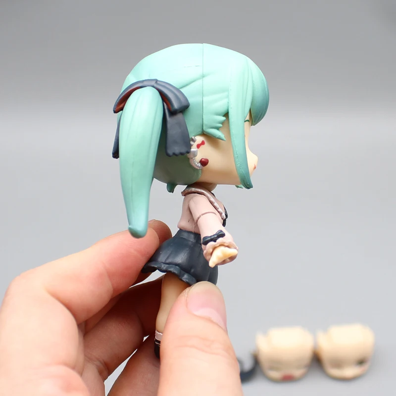 Hatsune Miku Vampire Clay Man 4" DIY Animation Figure , Cartoon Movie Anime Model Garage Kit Ornaments Decoration Doll