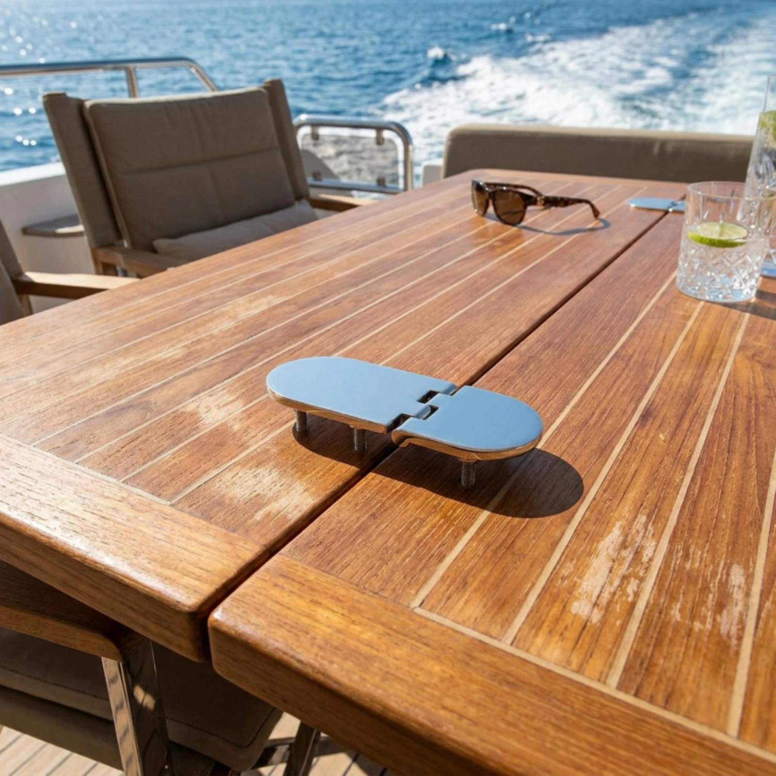Oval Hinge Stainless Steel Foldable Hinge Hardware Folding Long-Lasting for Boat Owners, Boats