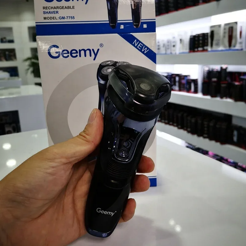 

GEEMY GM7755 Professional Beard Shaver Electric Hair Shavers Cordless Hair Remover shaving machine