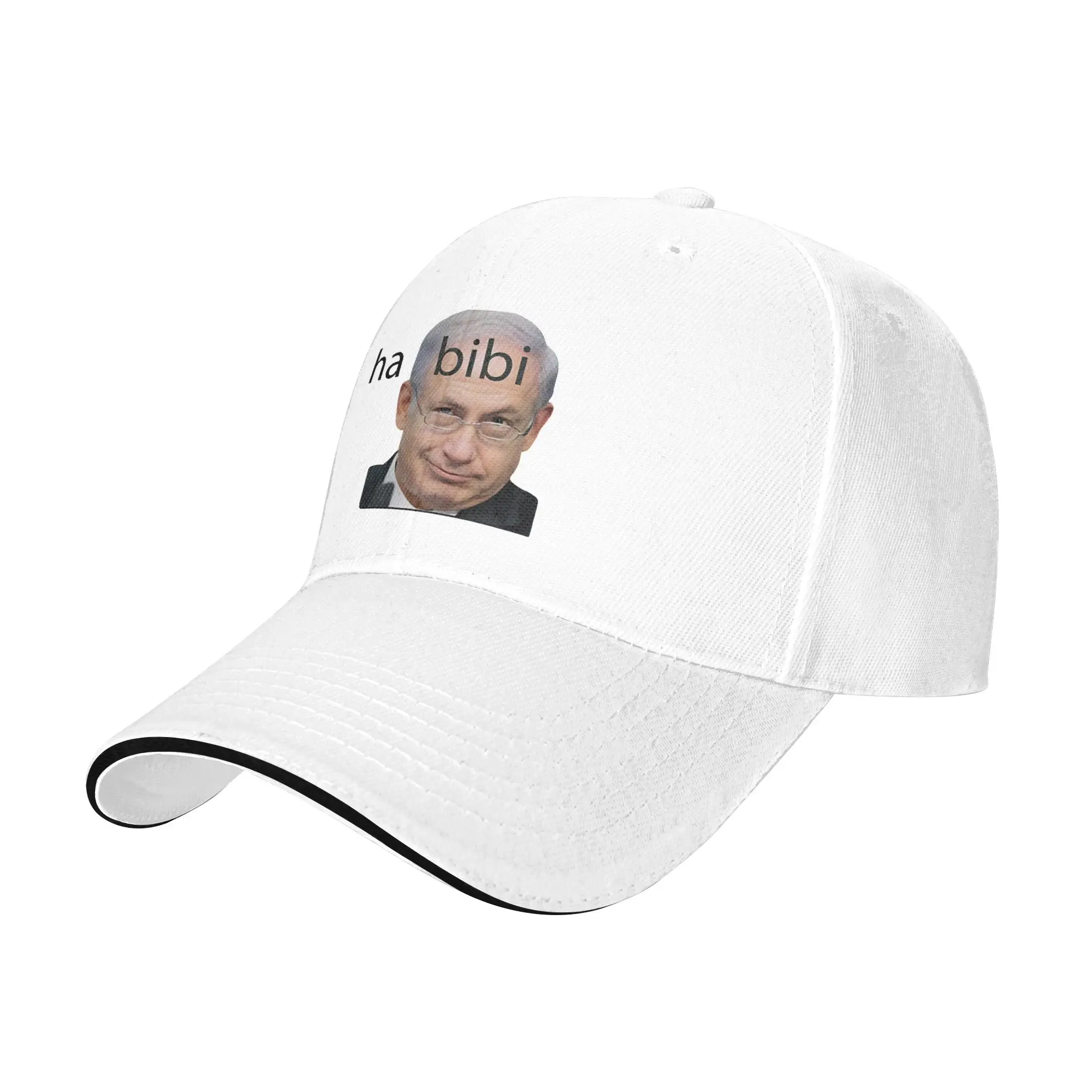 Habibi Bibi Benjamin Netanyahu Baseball Cap Unisex Men Custom Logo Trucker Hat Summer Casual Tennis Skate Sunscreen Snapback Cap