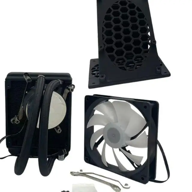 For NerdQaxe++ Hydro 4.8TH/S BTC Miner Cooling Fan Kit Crypto Machine Miner Liquid Cooling Fan Black-ABVP - view 5