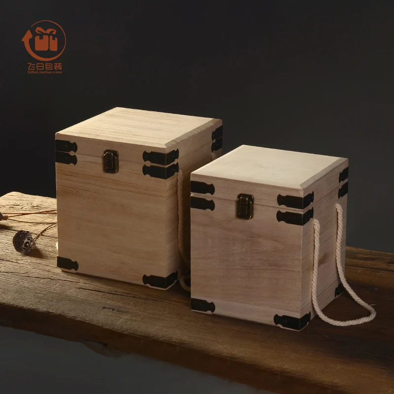 Wood Tea Box, Handicraft Article Storage Box, Gift Packing, Luxury Goods