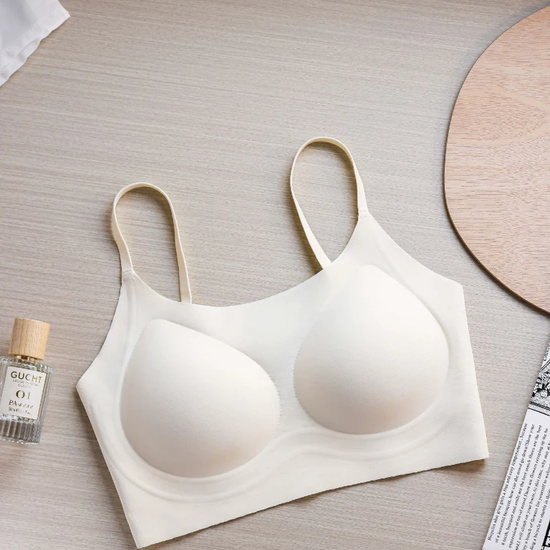 สบายชุดชั้นในสตรีBreathable Motionไม่มีแหวนเหล็กผู้หญิงชุดElegantน่ารักสวยประณีตCharmingผู้หญิงTop