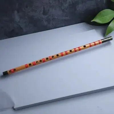 

1Pcs Beginner Wooden Flute Portable Chinese Flute Students Instrument Lightweight Durable F Key Chinese Traditional Instrument