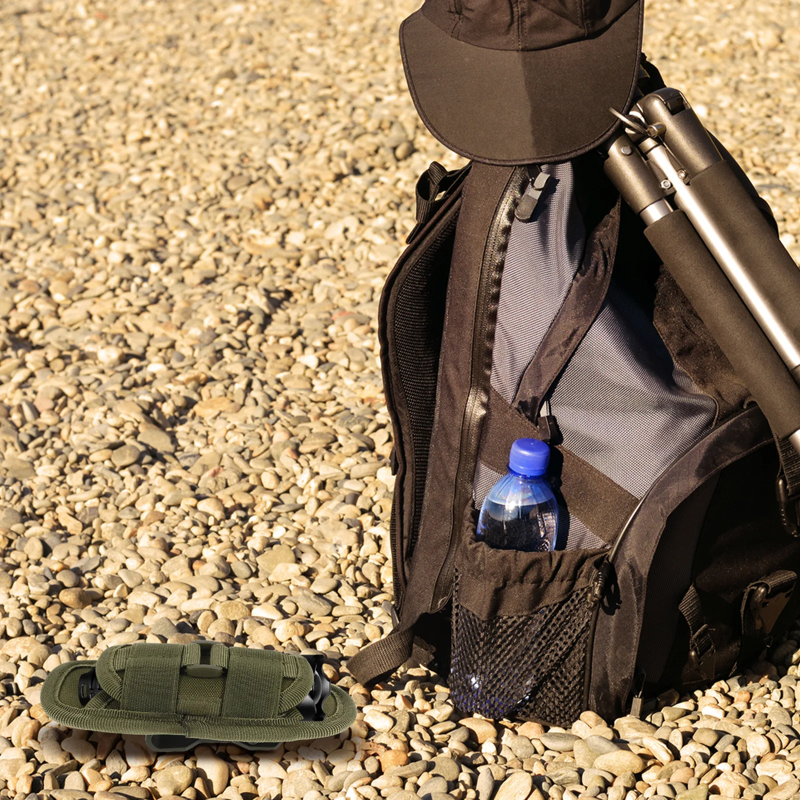 

Universal Nylon Flashlight Holder Pouch Belt Case Outdoor Camping Duty Belt Accessories Hunting Light Holder Flashlight Pouch