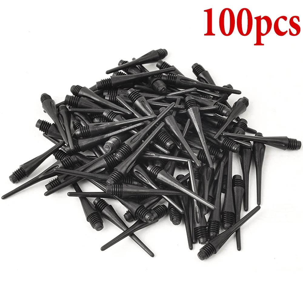 100PCS High Precision Electronic Dart Plastic Professional Dart Durable Soft Tip Points Needle Replacement Set Darts Accessories