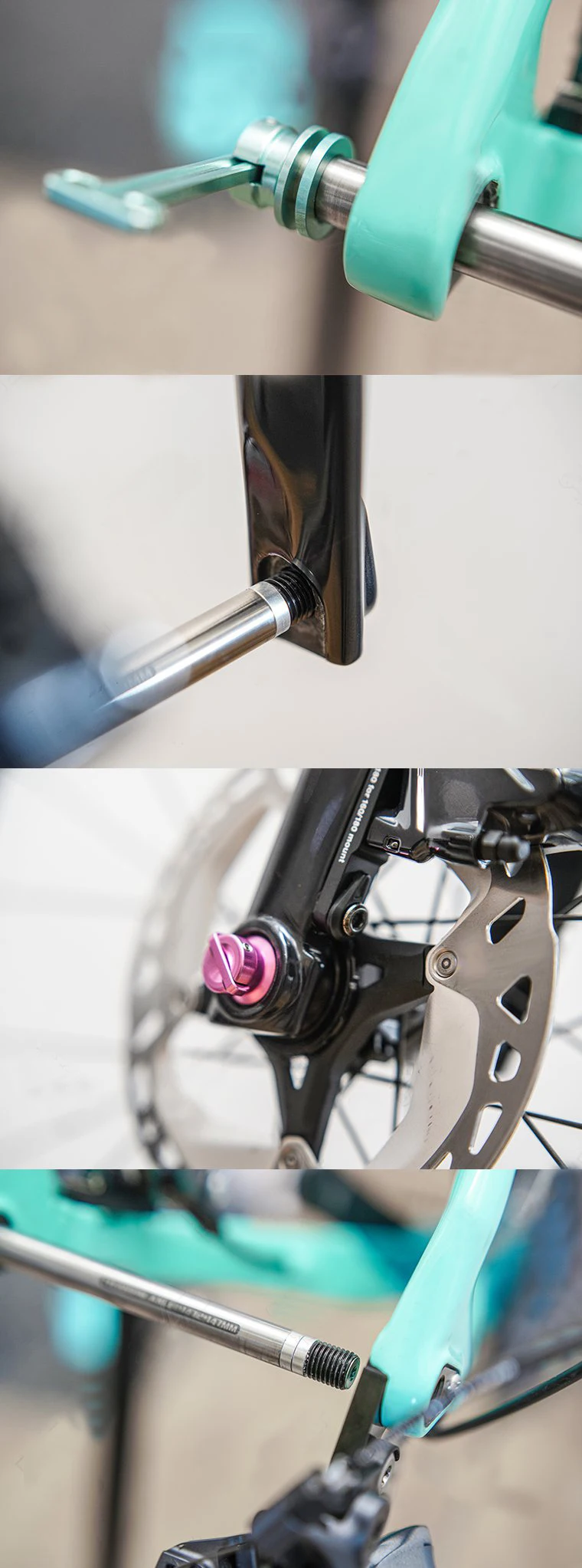 Fahrrad Universal Quick Release Barrel Welle Stangen 12MM Ultra Licht Titan Versteckte Wellen MTB Rennrad Für Disc Bremse hub Teil – Detail 12
